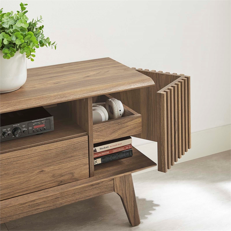 Modway Eudora Wood TV Stand for TVs up to 65