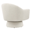Modway Astral Upholstered Modern Boucle Fabric Swivel Chair in Ivory