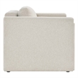 Modway Visible Upholstered Modern Polyester Fabric Armchair in Ivory