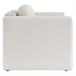 Modway Visible Upholstered Modern Boucle Fabric Armchair in Ivory