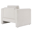 Modway Visible Upholstered Modern Boucle Fabric Armchair in Ivory