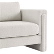 Modway Visible Upholstered Modern Boucle Fabric Armchair in Ivory