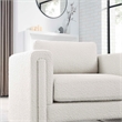 Modway Visible Upholstered Modern Boucle Fabric Armchair in Ivory