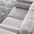 Modway Visible Upholstered Modern Polyester Fabric Loveseat in Light Gray