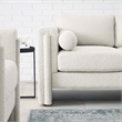 Modway Visible Upholstered Modern Boucle Fabric Loveseat in Ivory