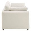Modway Waverly Upholstered Modern Boucle Fabric Sofa in Ivory