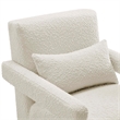 Modway Mirage Upholstered Modern Boucle Fabric Armchair in Ivory