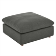 Modway Commix Upholstered Fabric & Solid Wood Sectional Sofa in Gray