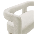 Modway Kayla Upholstered Modern Boucle Fabric Loveseat in Ivory
