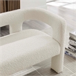 Modway Kayla Upholstered Modern Boucle Fabric Loveseat in Ivory