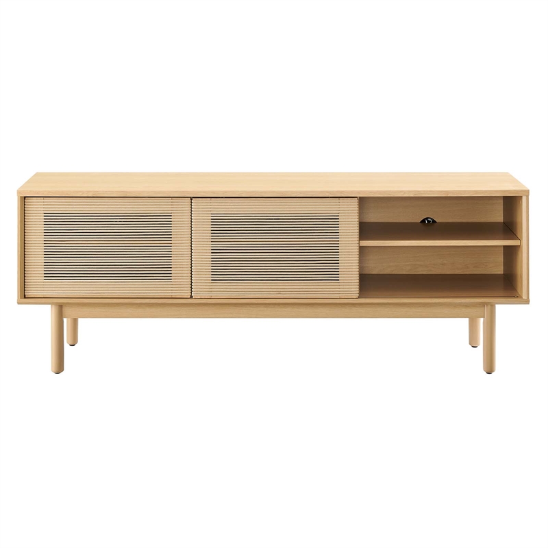 Modway Milo 1-Shelf Wood TV Stand for TVs up to 65