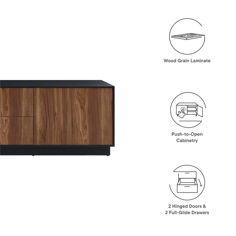 Modway Holden 2-Drawer Wood TV Stand for TVs up to 70