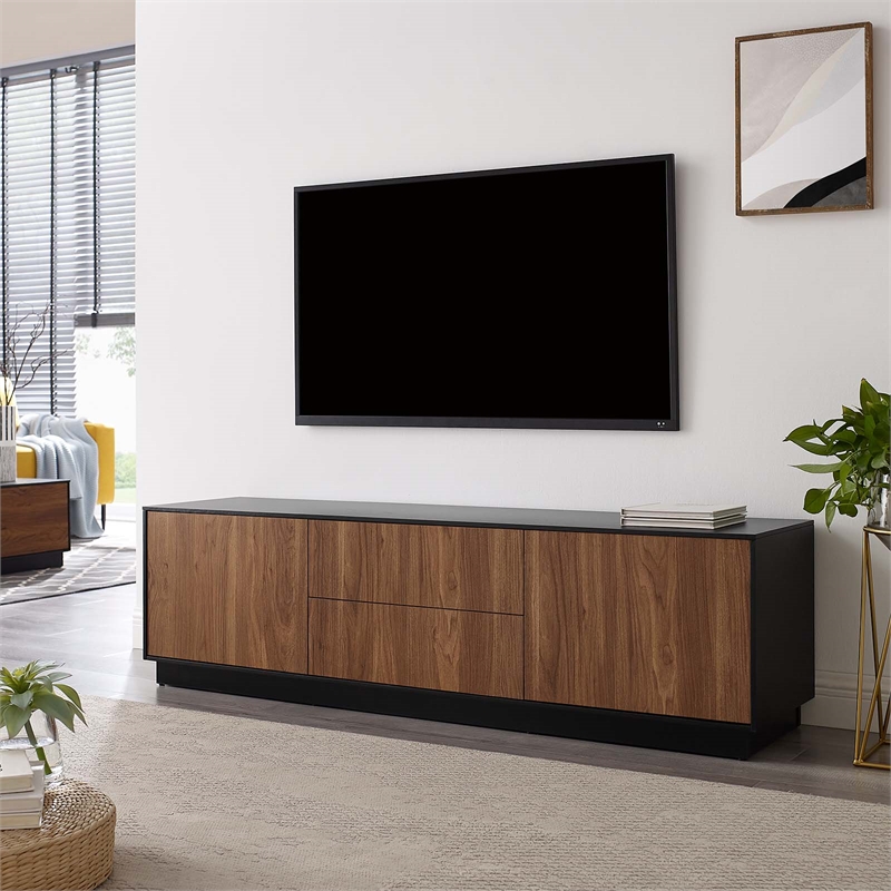 Modway Holden 2-Drawer Wood TV Stand for TVs up to 70