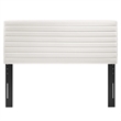 Modway Tranquil Upholstered Wood King/California King Headboard in White