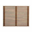 Modway Render Wall Mount Modern Wood Twin Headboard in Walnut