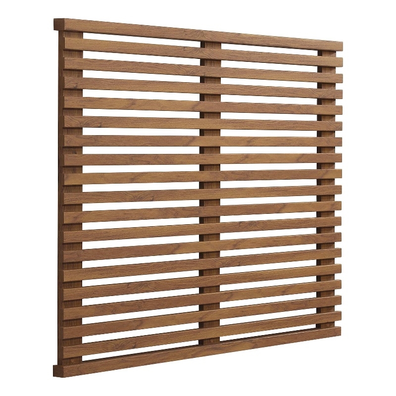 Modway Render Wall Mount Modern Wood Twin Headboard in Walnut