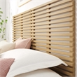 Modway Render Wall Mount Wood King Headboard with Mounting Hardware in Oak