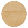 Modway Lina Round Wood Coffee Table with Tapered Pedestal Base in Oak