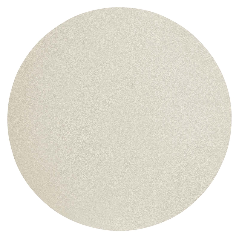 Caspian Round Concrete Side Table in White