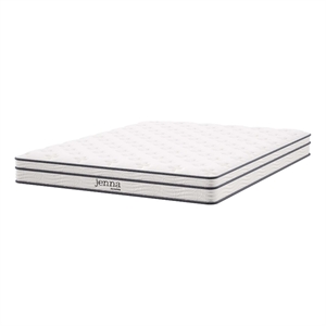 Jenna 6&quot Innerspring and Foam Queen Mattress in White
