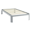 Corinne Twin Bed Frame in Gray