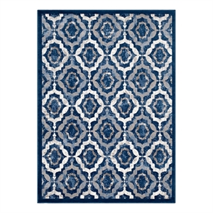Rustic Vintage Moroccan Trellis 5x8 Area Rug