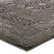 Berit Distressed Vintage Floral Lattice 8x10 Area Rug in Brown and Beige
