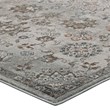 Distressed Vintage Floral Lattice 5x8 Area Rug