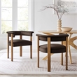 Performance Velvet Barrel Dining Chairs - Set of 2