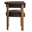 Performance Velvet Barrel Dining Chairs - Set of 2