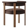 Performance Velvet Barrel Dining Chairs - Set of 2