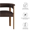 Performance Velvet Barrel Dining Chairs - Set of 2