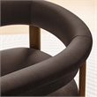 Performance Velvet Barrel Dining Chairs - Set of 2