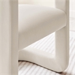 Winslow Performance Velvet Barrel Accent Chair in Alabaster