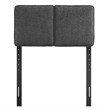 Lindee Boucle Fabric Twin Headboard in Slate
