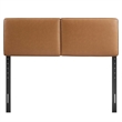 Lindee Vegan Leather Full Headboard in Tan