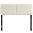 Lindee Boucle Fabric Full Headboard in Cream
