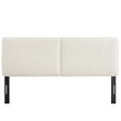 Lindee Boucle Fabric Full Headboard in Cream