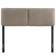 Lindee Boucle Fabric Full Headboard in Oatmeal