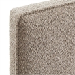 Lindee Boucle Fabric Full Headboard in Oatmeal