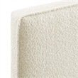 Lindee Boucle Fabric Queen Headboard in Cream