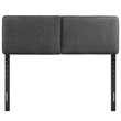 Lindee Boucle Fabric Queen Headboard in Slate