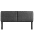 Lindee Boucle Fabric Queen Headboard in Slate