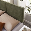 Lindee Boucle Fabric King Headboard in Sage