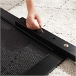 Sirocco Rattan and Wood Full Platform Bed in Black