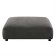 Solace3-Piece Modular Upholstered Fabric Sectional Sofa in Charcoal