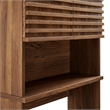 Render Over the Toilet Bathroom Storage Cabinet in Walnut