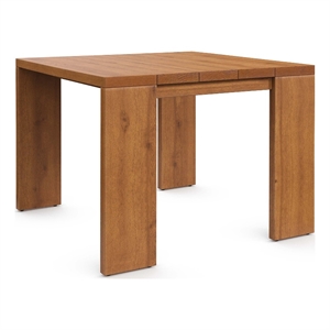 Tahoe Outdoor Patio Acacia Wood Side Table in Natural