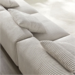 Modway Solace 3-Piece Modular Corduroy Upholstered Sofa in Almond