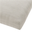Solace Modular Corduroy Upholstered Ottoman in Almond
